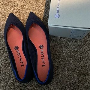 Rothy’s Navy Maritime Lattice Stitch 9.5 points